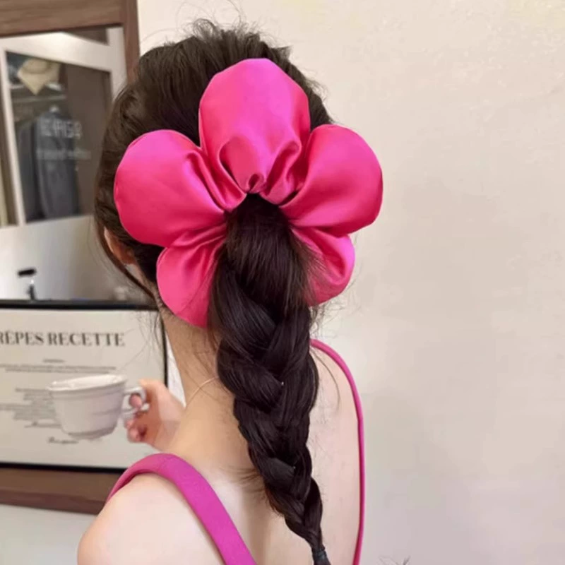 Атмосферная большая трёхмерная косичка/верёвка для хвоста, аксессуар для волос, цветочная, стиль высокого качества
