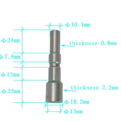 雪花泡沫壶接头 / 意大利插杆接口 Italian bayonet connector