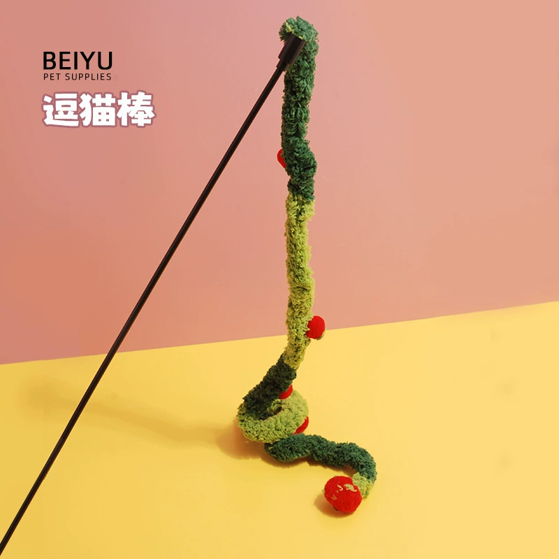 Фабрика прямых продаж новый INS ветреный плюс бархатный бесшумный фея палка милая забавная кошачья палка с привет кошка рождественская игра