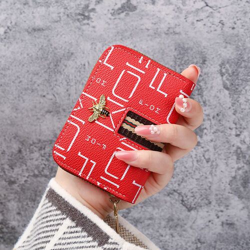 Korean card holder for women, compact, anti-degaussing, anti-theft, multi-function card holder, student large-capacity multi-card slot coin purse for women