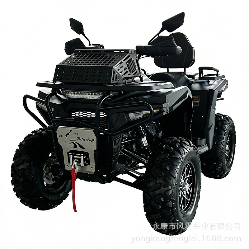 Cuatrimoto ATV Todoterreno 400CC de Hierro y Plástico con Transmisión por Eje para Exteriores image 6
