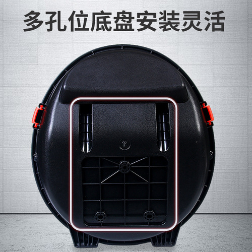 Electric vehicle trunk battery cycle tail box universal storage box Aima rear slope flying saucer Yade small backpack