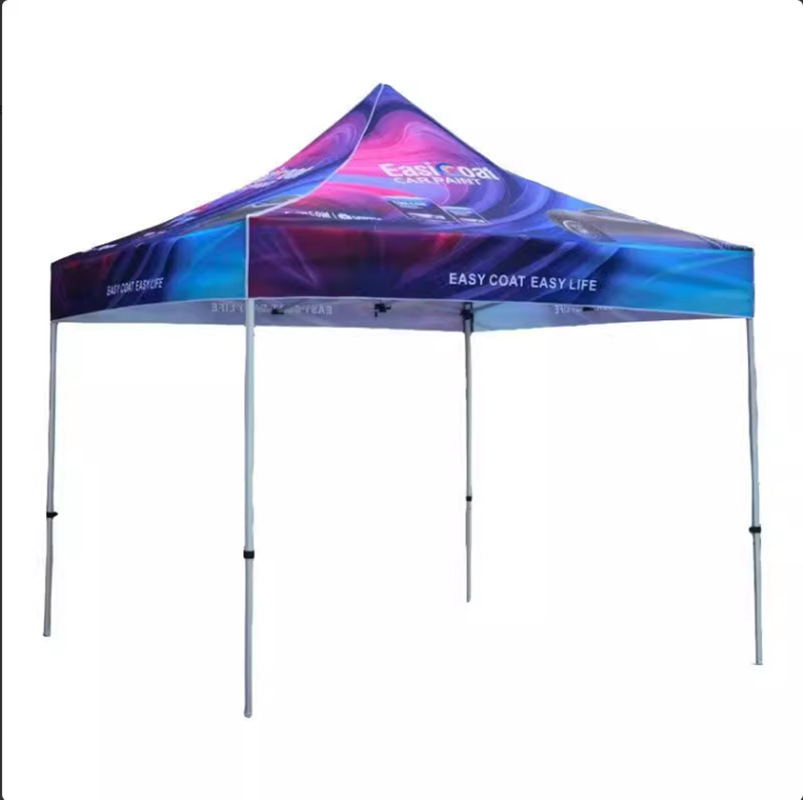 Carpa de publicidad al aire libre logotipo personalizado sombrilla impresión de eventos de exhibición publicitaria paraguas personalizado cuatro patas tienda de campaña