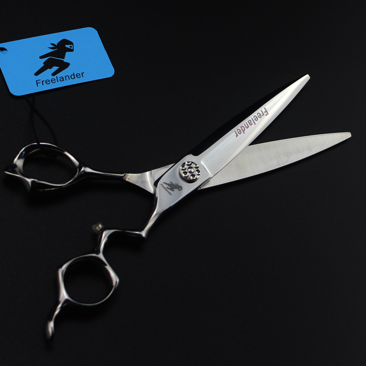 Forbici professionali curve da parrucchiere con custodia_voghion.com