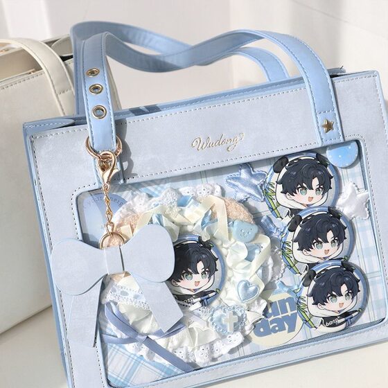 Cream Spring Sakura Pain Bag Daily Transparent All-match Guofeng Hand Shoulder Crossbody Bag Antique Girl's Small Food