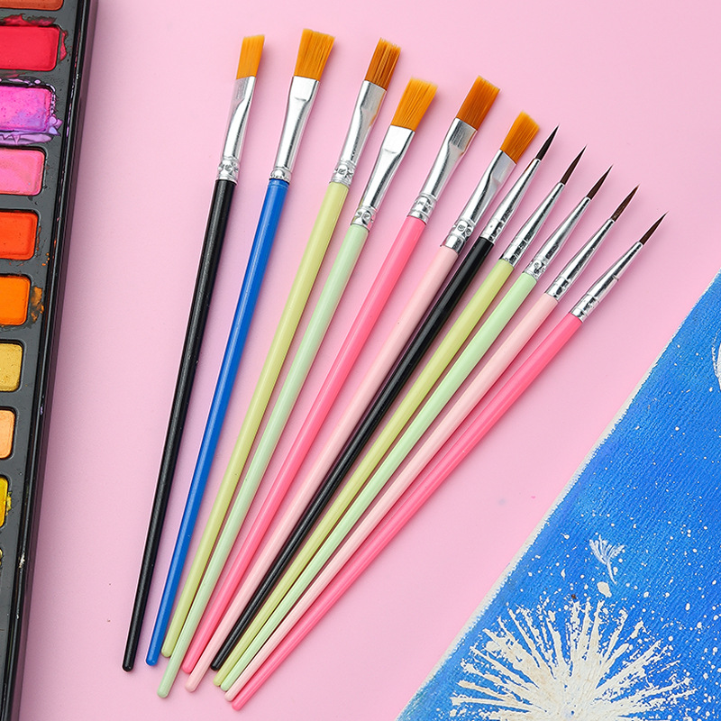(Wholesale), nylon digital brush, pigment coloring book, liner for kindergarten, watercolour, gouache, graffiti 4