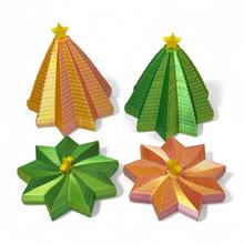 3D打印圣诞树萝卜塔解压玩具伸缩魔幻按压节日摆件装饰解压神器