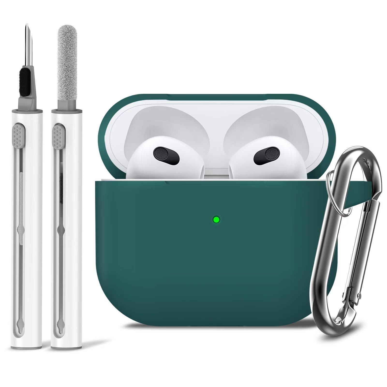 Funda Protectora de Silicona de una Pieza para Apple Airpods Pro3 2025, Color Puro, para Auriculares Bluetooth