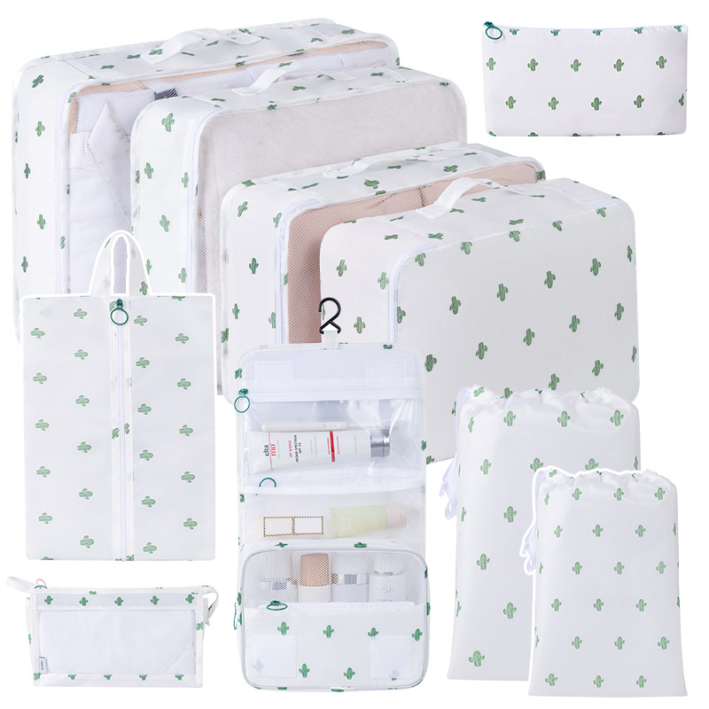 Bolsa de almacenamiento de viaje transfronterizo de ocho piezas Bolsa de almacenamiento de viaje de negocios Bolsa de almacenamiento de gran capacidad Bolsa de almacenamiento de viaje impermeable