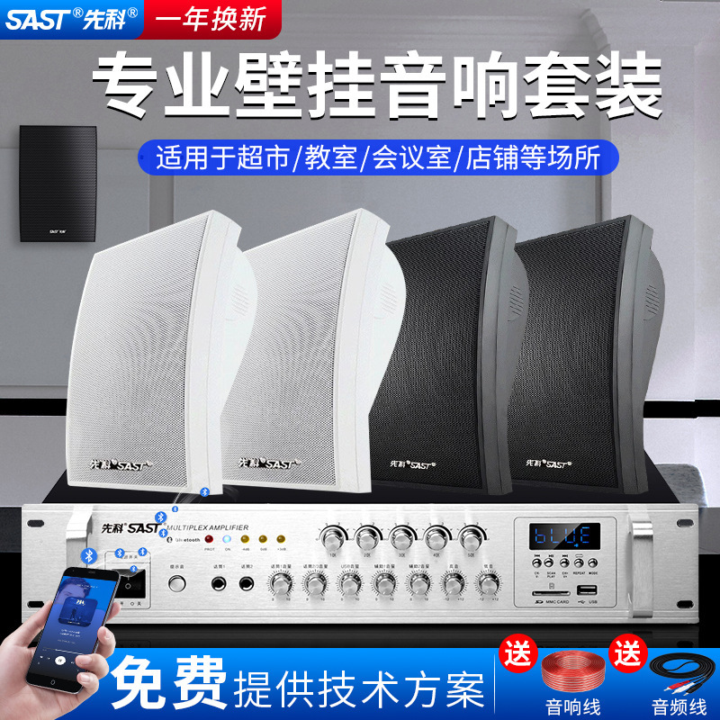 Xianke A2 壁掛けスピーカーショップ放送屋内天井セットバックグラウンドミュージックスピーカーレストランオーディオ|undefined