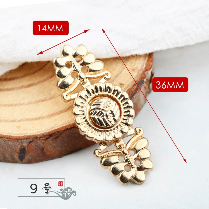 Spot источник метал costume ханфу на пряжке древний стиль одежда мама пряжка одежда воротник пряжка пряжка пряжка