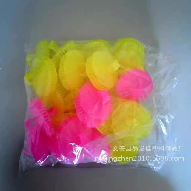 Кисть для волос Flower Hair Bath Brush, PE, диаметр 7.5 см, одноцветная или набор на 50 шт