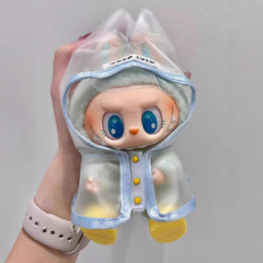 ベビー服のみ 1代目・2代目 かわいい・かっこいい・ハンサムな17cm ラブブ ラブブ ビニール シッティング パーティー レインコート