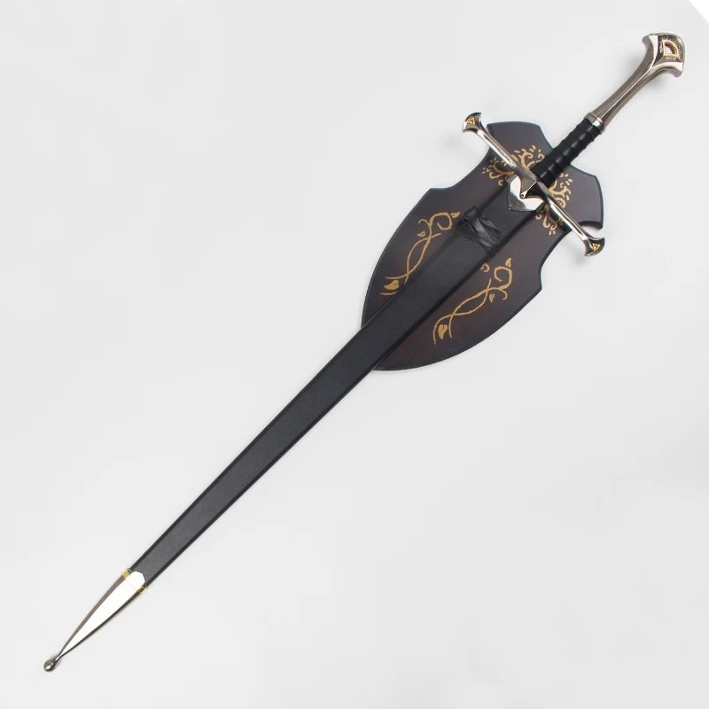 电影剑纳西尔圣剑经文版阿拉贡金属剑未开刃