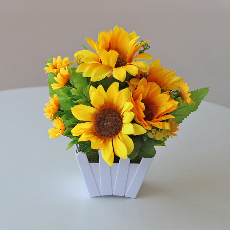 Planta artificial bonsai eucalipto Lysiana flor artificial planta verde Planta artificial decoración del hogar Fuente de la fábrica