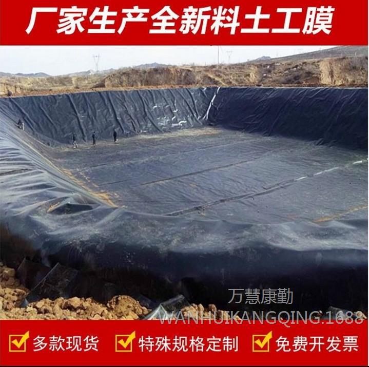 黑色塑料薄膜 养殖膜鱼塘专用膜 鱼池防水膜藕池防渗膜 土工膜