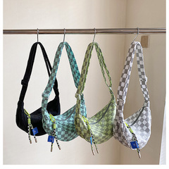 Wholesale summer casual canvas bag large capacity crossbody dumpling bag texture niche bag women 2023 new bag