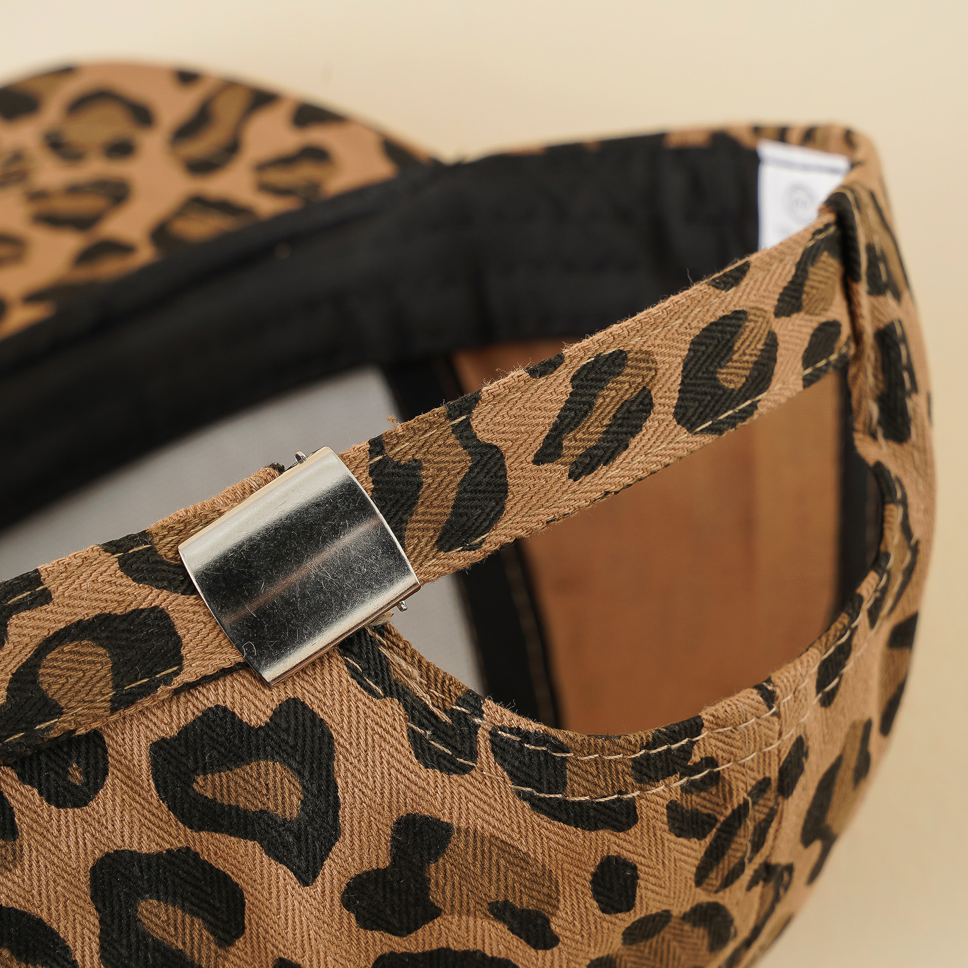 Sombrero de las mujeres de estilo coreano de primavera y verano de moda borde curvado leopardo gorra de béisbol marca de moda para mujer sombrero de sol protección solar gorra de pico