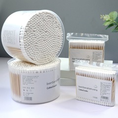 卸売り箱の綿棒で耳を抜く化粧は綿棒で使い捨ての綿棒で綿球を清潔にして衛生的に化粧することができる
