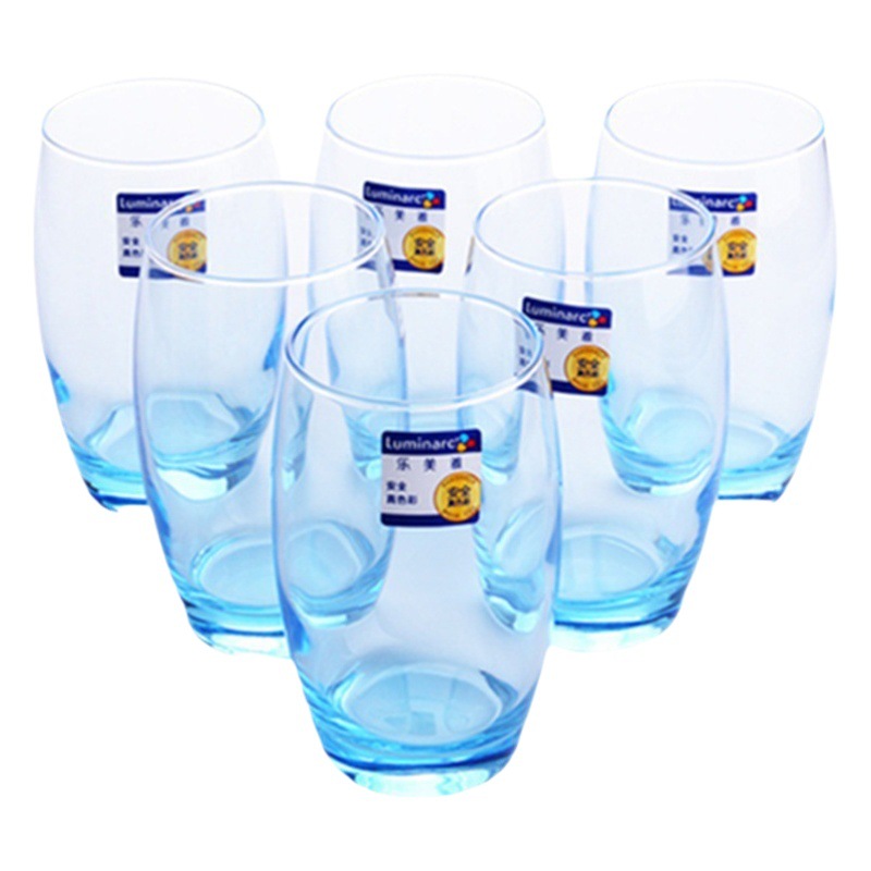 Lemeiya colorido taza de vidrio taza de beber colorido copa de vino hogar taza de jugo taza de leche taza cuadrada