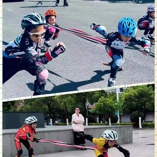 Speed skating traction belt tension belt roller skating training belt roller skating curve tension belt avenue short track ice skate curve lead