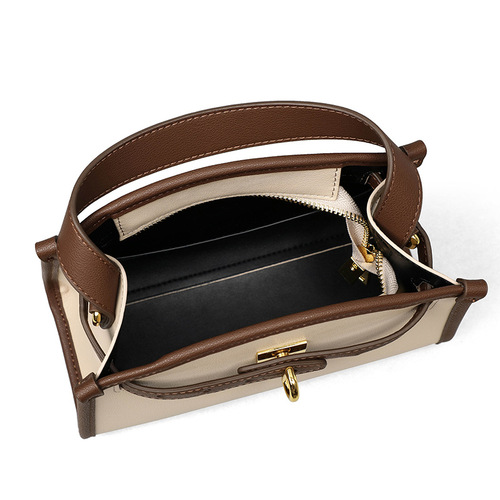 Viney Bags Retro New Crossbody Kelly Bag Handmade High-Quality Niche Fashion Mother Genuine Leather Women's Bag