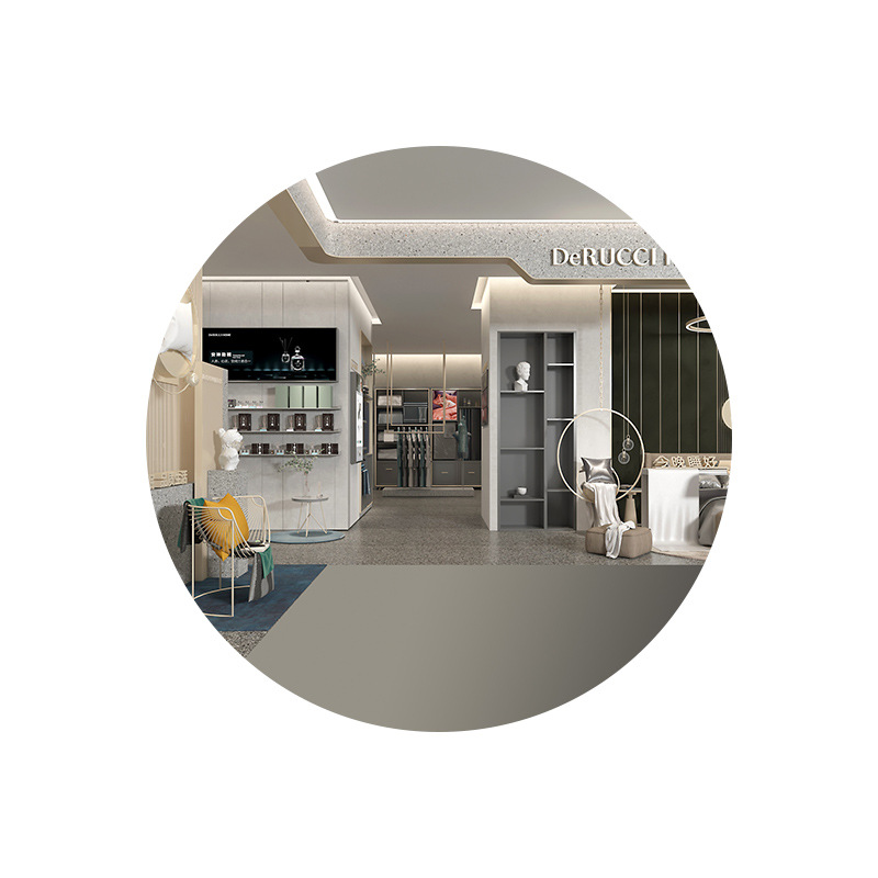 生活馆家居用品展示柜厨具家纺精品展示柜多功能货架中岛柜设计