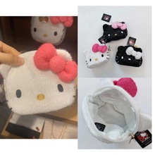 韩国小众 24新款 可爱卡通猫亮闪闪收纳包化妆包零钱包