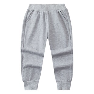 Children's wear boys and girls pants spring and autumn 2024 new sports pants children's autumn and winter cotton casual pants