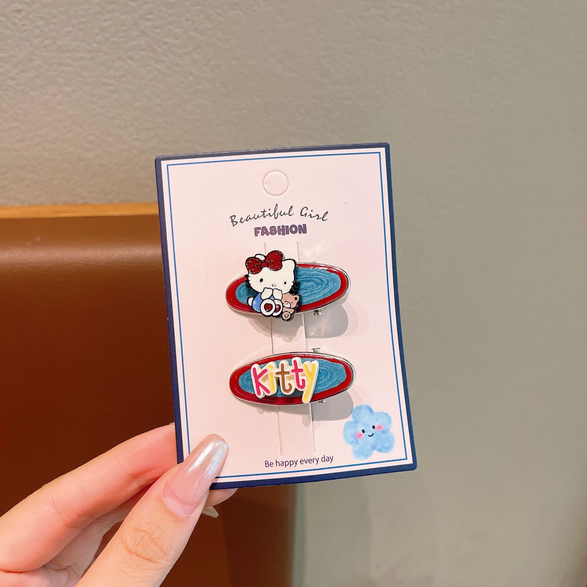 Niños de color jalea nubes lindas niñas bebés cabeza de cabello rotos broche de cabello rotos broche de cabello