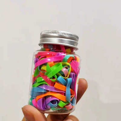 Saç üçün rezinlər – Hurt the Hair Rope Colorfulful Hair - colorful-balloon-style-extra-wide
