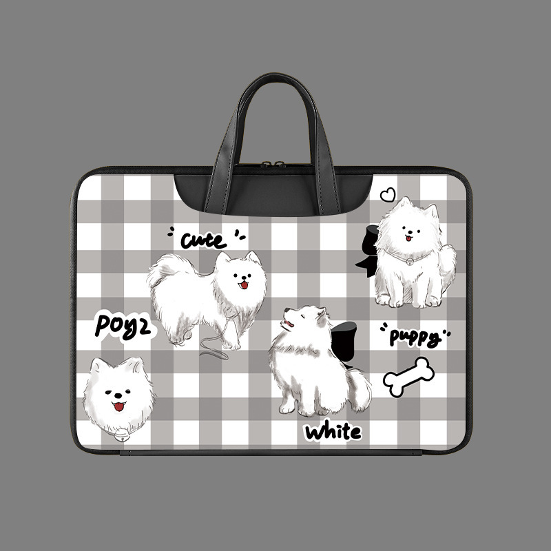 Cartoon Frontier Pastoral Student Computer Bag Waterproof Portable 15.6-inch Large Capacity for Huawei Glory 16.1 Lenovo 14