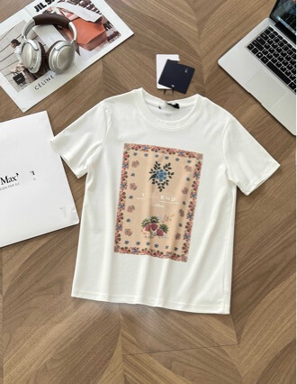 Max High-Quality 26 Summer Pattern Letter Print Fashion Cotton Short-Sleeved T-Shirt Loose Casual Pullover for Women Trendy Max High-Quality 26 Summer Pattern Letter Print Fashion Cotton Short-Sleeved T-Shirt Loose Casual Pullover for Women Trendy