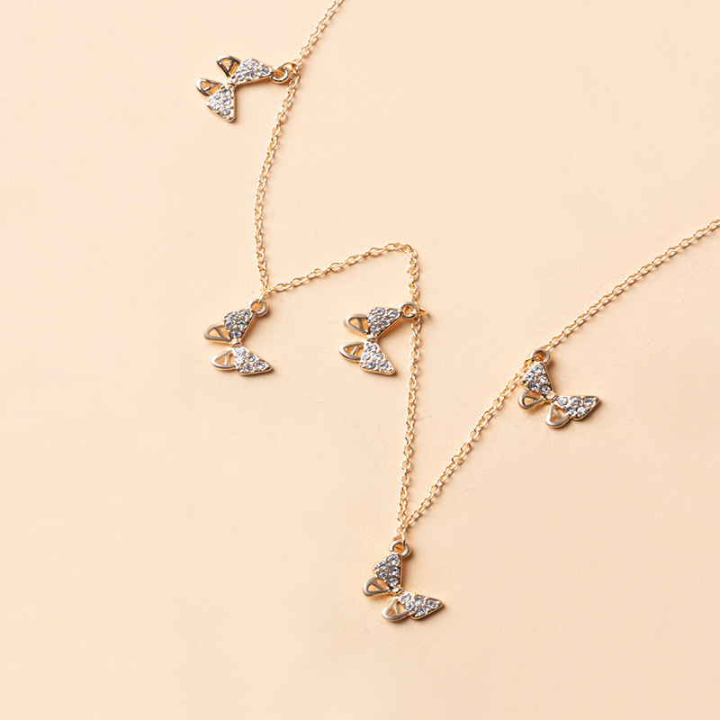 New butterfly pendant necklace fashion clavicle chain