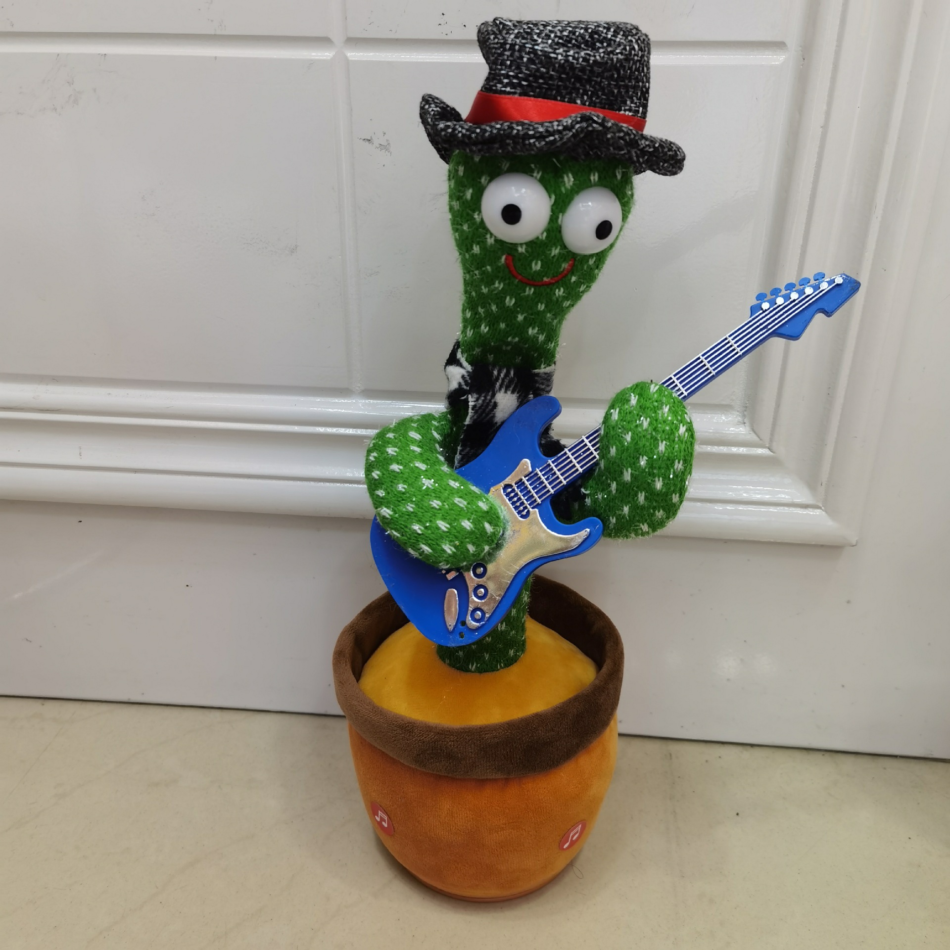 Cactus de baile transfronterizo encantador, flores de charla, ruido de ruido, juguetes de peluche eléctricos para aprender a hablar, cantar y bailar.