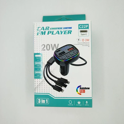 5V3A Car Charger Hands-Free Calling – Car mp3