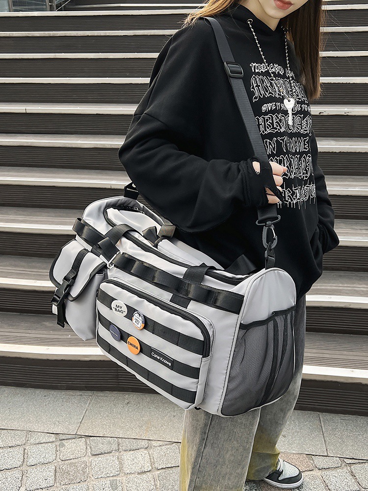 Bolsa de viaje bolsa de fitness de gran capacidad bolsa de entrenamiento deportivo para mujer mochila portátil multifuncional bolsa de almacenamiento de equipaje de corta distancia