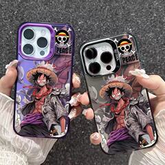 海賊ルフィ iPhone 17 Pro Max用スマホケース 個性的で元気なケース iPhone16/15/14/13対応 欧米風