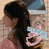 Cute hairgrip, small shark, hair accessory, metal ponytail, crab pin, with little bears, internet celebrity