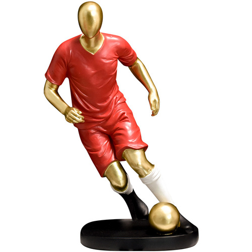 Simple and light luxury football player ornaments home TV cabinet wine cabinet office study bedroom desktop decoration