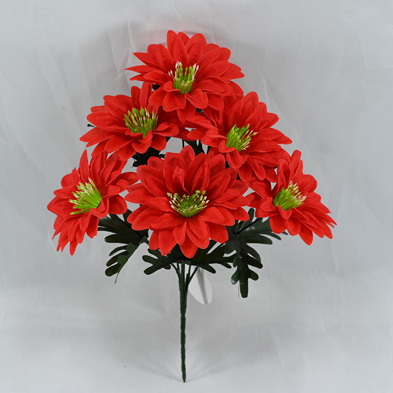 Flores de simulación de 6 peonía de ángulo agudo flor de decoración de suelo flor de decoración de flores
