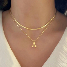 Z 45310 Double-layer titanium steel necklace ˫�����������