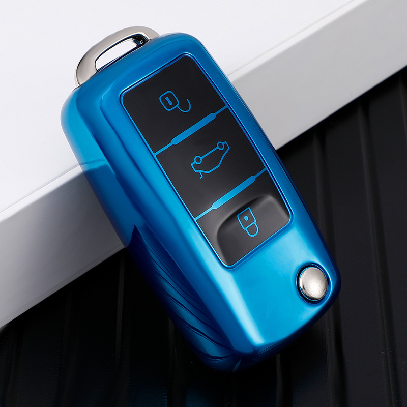 Adecuado para Volkswagen Bora caso clave sagitar Langyi Jetta Passat Polo Tiguan Golf coche bolsa hebilla Shell