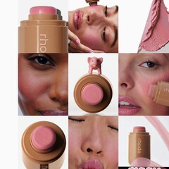ローズドスキン新品チークスティックhaileyヘイリーピギー/freckle唇頬両用チーククリーム