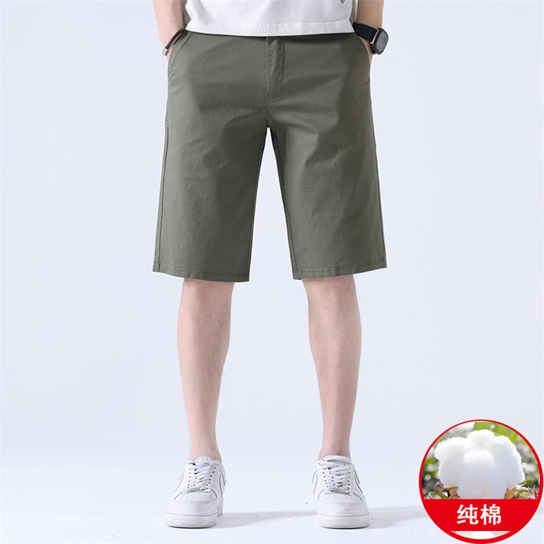 Мужские шорты, летние cotton trousers, спортивный костюм, свободный прямой крой