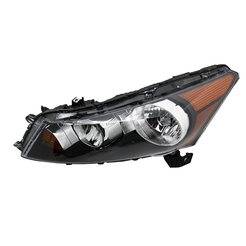 Faros Delanteros Negros Semi-Ensamblados Originales para Honda Accord Versión Estadounidense, Años 08-12