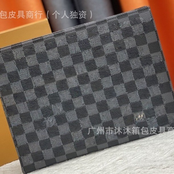 Foreign Trade Hot Selling European and American Popular Fashion Classic Large-Capacity Clutch Bag Classic Bag Cowhide Multi-Functional Storage