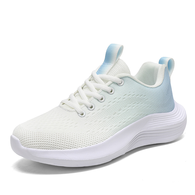 2026 primavera nuevos zapatos de tela de mujer cómodos zapatos deportivos de malla transpirables de moda simple zapatos casuales de mujer