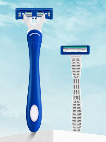 Jifuli's new 3-layer razor blade manual razor with replaceable blade holder is available for men and women.