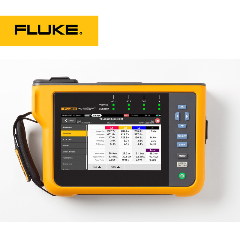 FLUKE 1773 Analizador de calidad de energía trifásica Motor eléctrico F1777 / 1775 / 435 - 2
